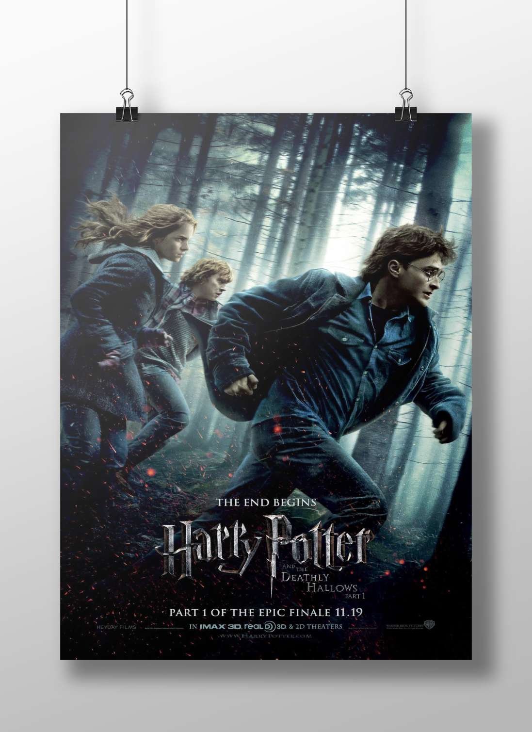 Harry Potter and the Deathly Hallows Part 1 Main Subject: Harry Potter and the Deathly Hallows Part 1 Matte BoizzBoard rigid