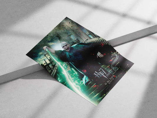 Lord Voldemort from the Harry Potter franchise (specifically Harry Potter and the Deathly Hallows Part 2) Main Subject: Lord