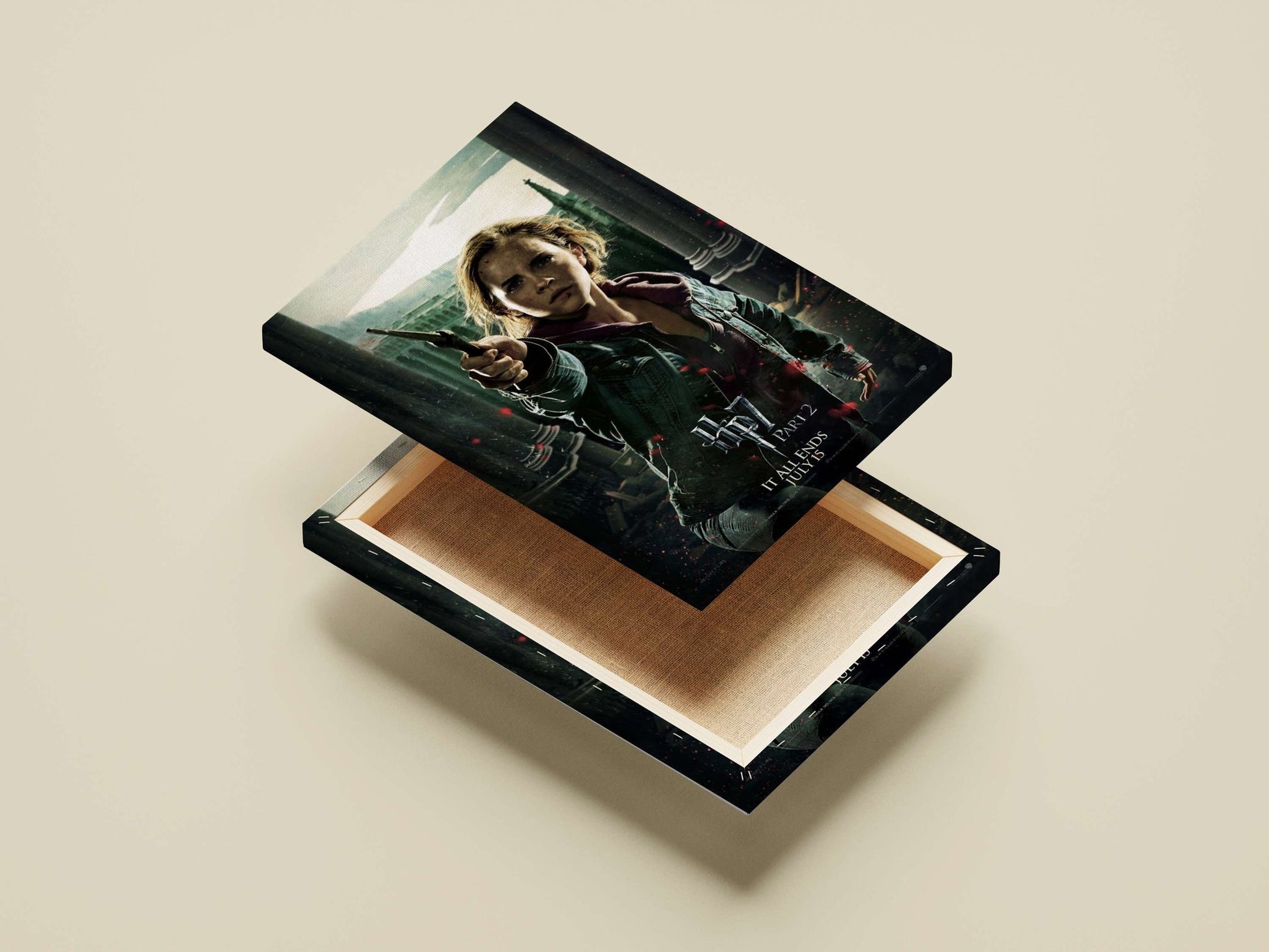 Hermione Granger (Harry Potter franchise) Main Subject: Hermione Granger (Harry Potter franchise) Canvas wall art —