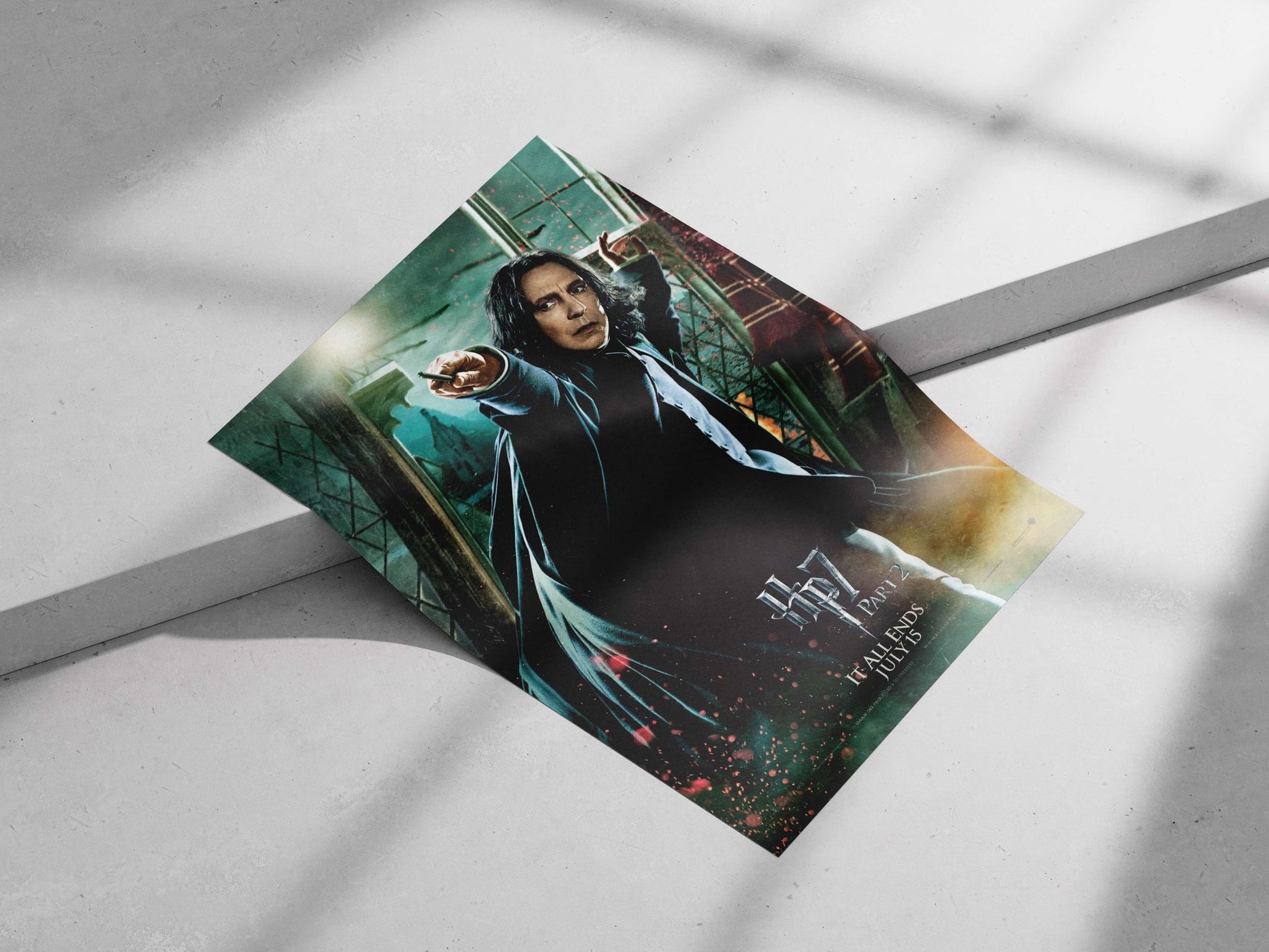 Severus Snape (Harry Potter franchise) Main Subject: Severus Snape (Harry Potter franchise) Matte poster print — Hollywood