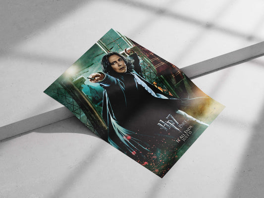 Severus Snape (Harry Potter franchise) Main Subject: Severus Snape (Harry Potter franchise) Matte poster print — Hollywood
