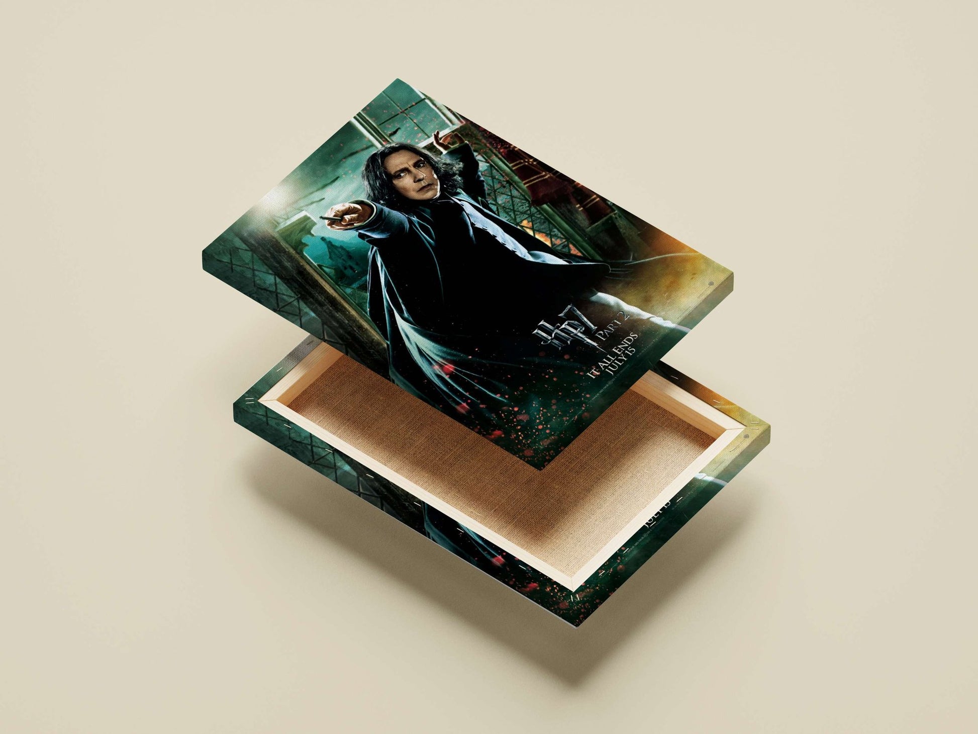 Severus Snape (Harry Potter franchise) Main Subject: Severus Snape (Harry Potter franchise) Canvas wall art — Hollywood wall