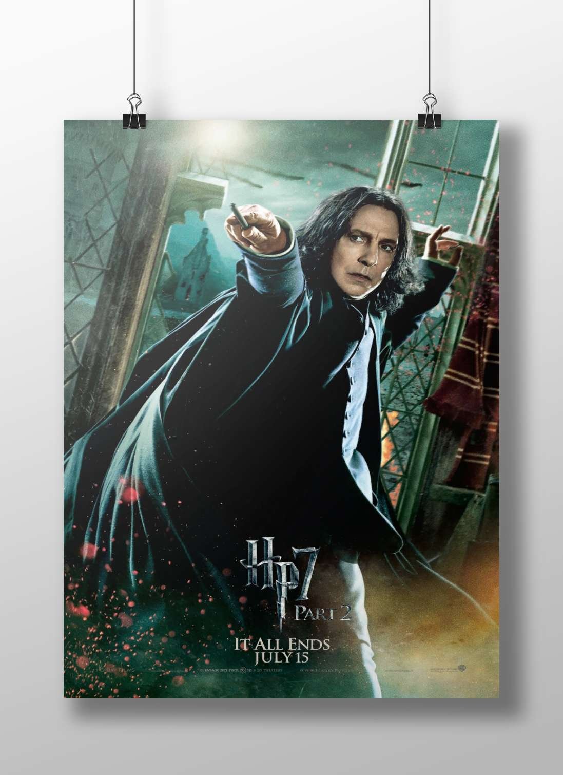 Severus Snape (Harry Potter franchise) Main Subject: Severus Snape (Harry Potter franchise) Matte BoizzBoard rigid print —