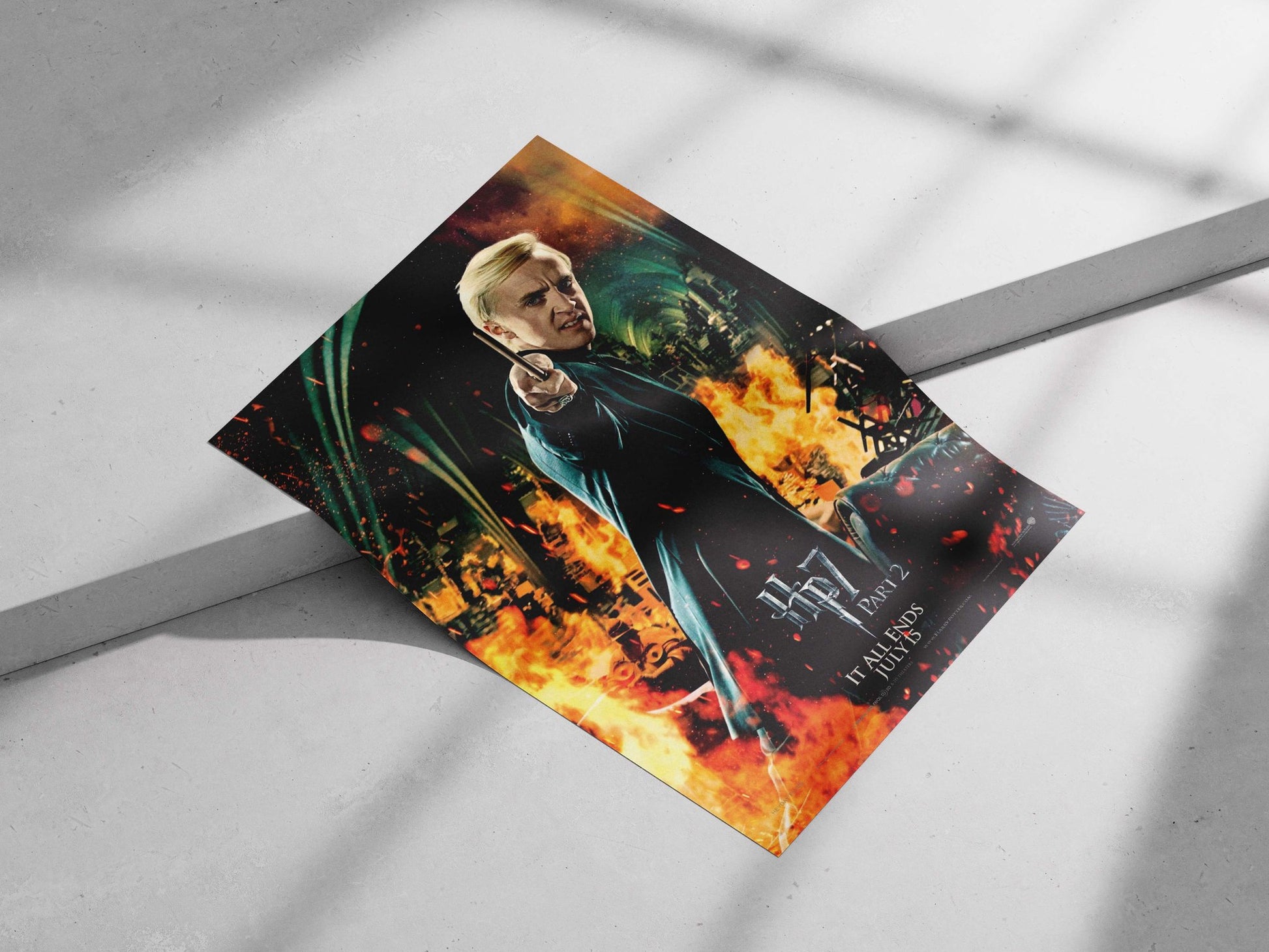 Lucius Malfoy (Harry Potter franchise) Main Subject: Lucius Malfoy (Harry Potter franchise) Matte poster print — Superhero