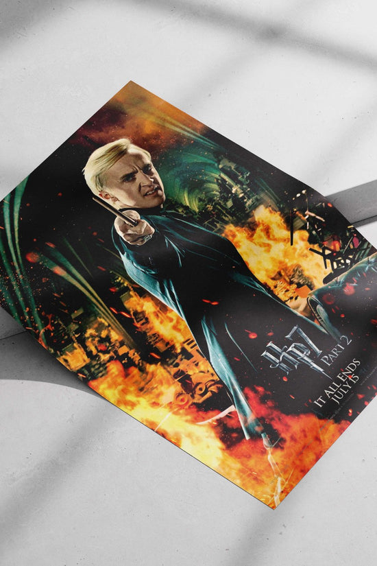 Lucius Malfoy (Harry Potter franchise) Main Subject: Lucius Malfoy (Harry Potter franchise) Matte poster print — Superhero