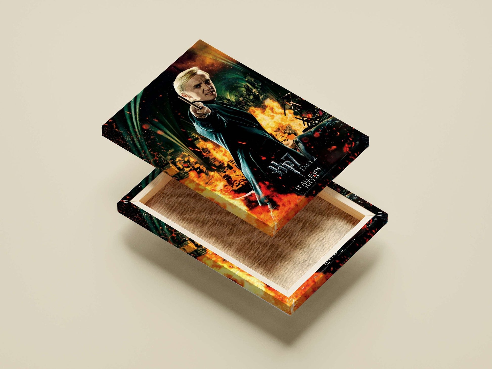 Lucius Malfoy (Harry Potter franchise) Main Subject: Lucius Malfoy (Harry Potter franchise) Canvas wall art — Superhero wall