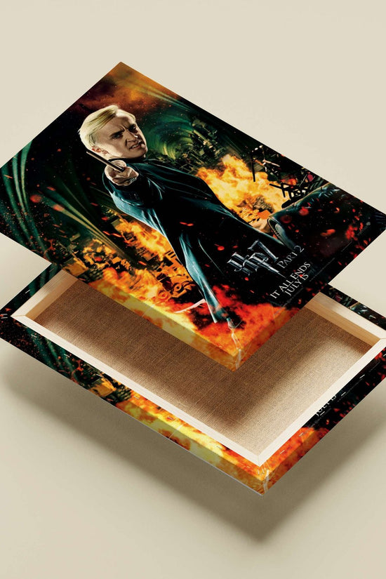 Lucius Malfoy (Harry Potter franchise) Main Subject: Lucius Malfoy (Harry Potter franchise) Canvas wall art — Superhero wall