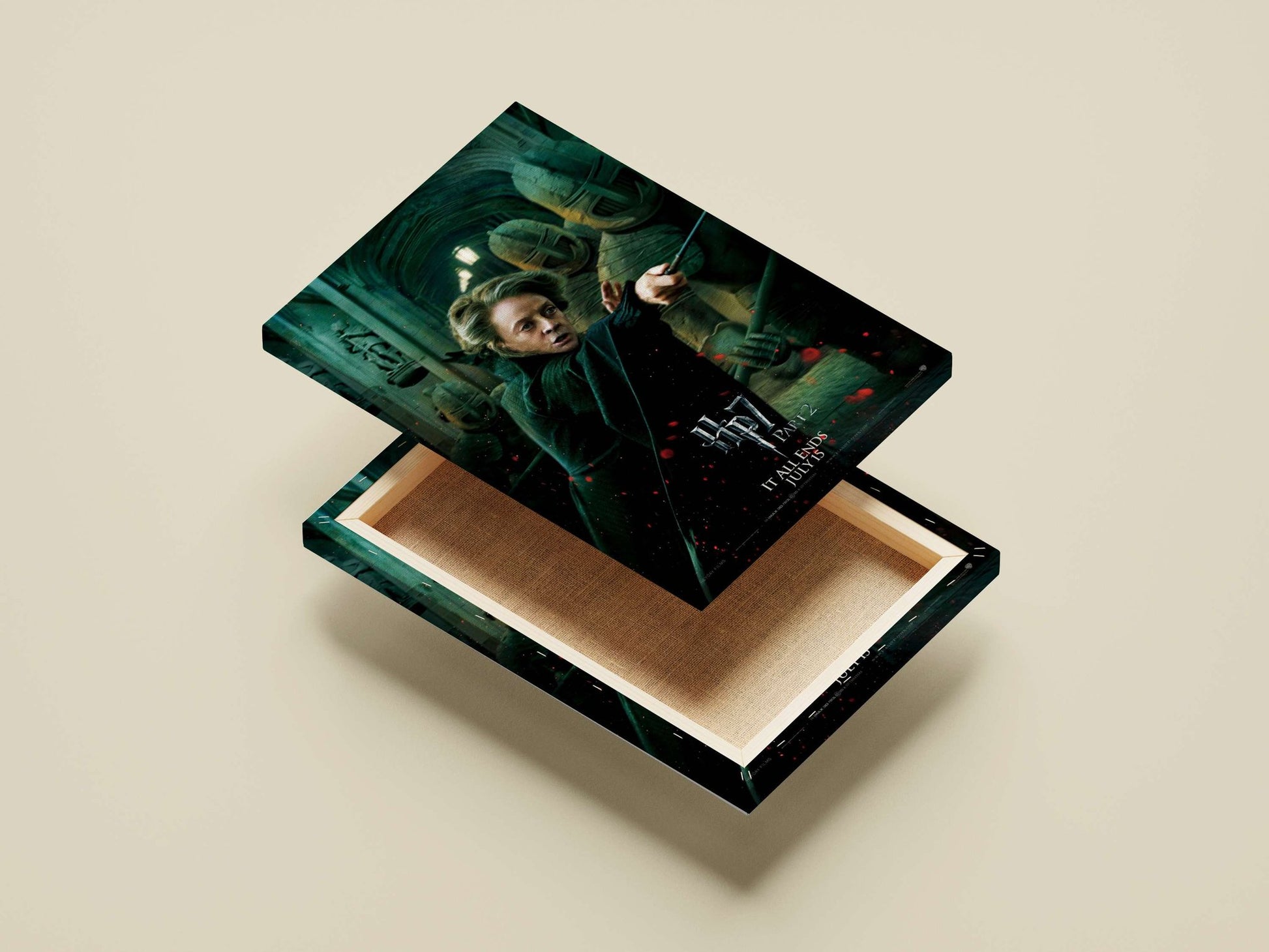Minerva McGonagall from the Harry Potter franchise Main Subject: Minerva McGonagall from the Harry Potter franchise Canvas