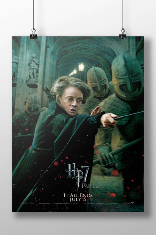 Minerva McGonagall from the Harry Potter franchise Main Subject: Minerva McGonagall from the Harry Potter franchise Matte