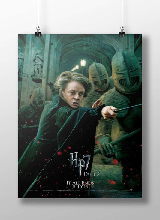 Minerva McGonagall from the Harry Potter franchise Main Subject: Minerva McGonagall from the Harry Potter franchise Matte