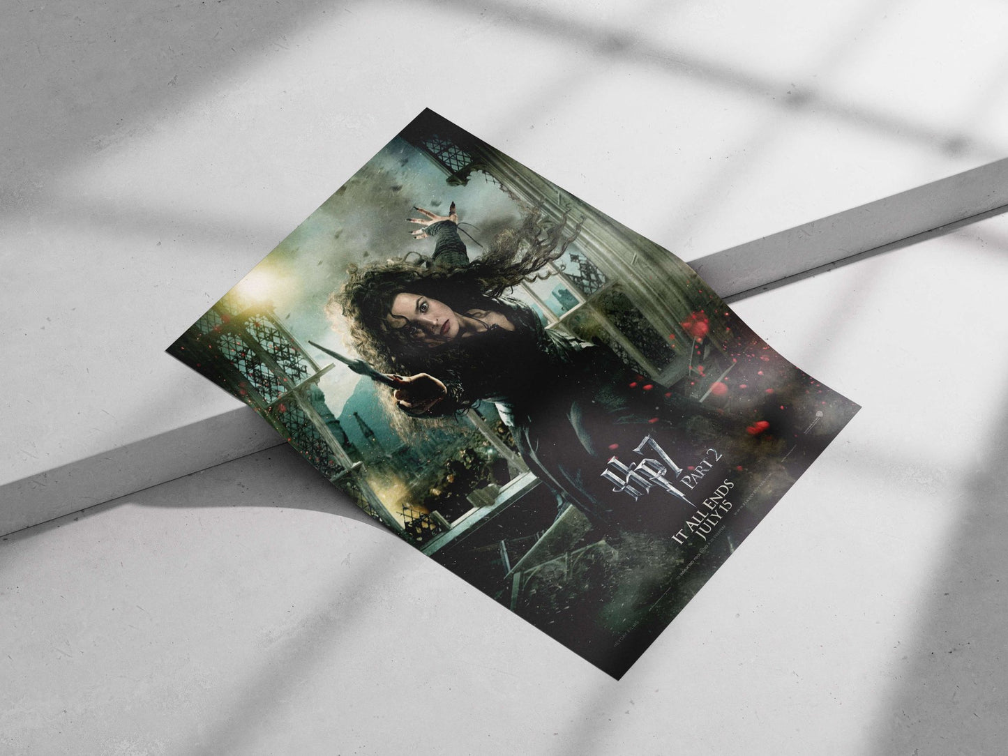 Bellatrix Lestrange from the Harry Potter franchise Main Subject: Bellatrix Lestrange from the Harry Potter franchise Matte