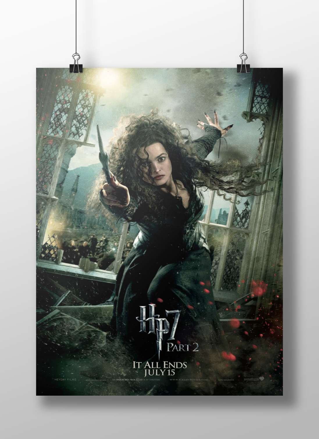 Bellatrix Lestrange from the Harry Potter franchise Main Subject: Bellatrix Lestrange from the Harry Potter franchise Matte