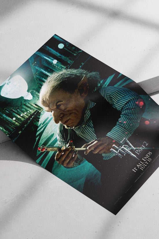 Albus Dumbledore from the Harry Potter franchise Main Subject: Albus Dumbledore from the Harry Potter franchise Matte poster