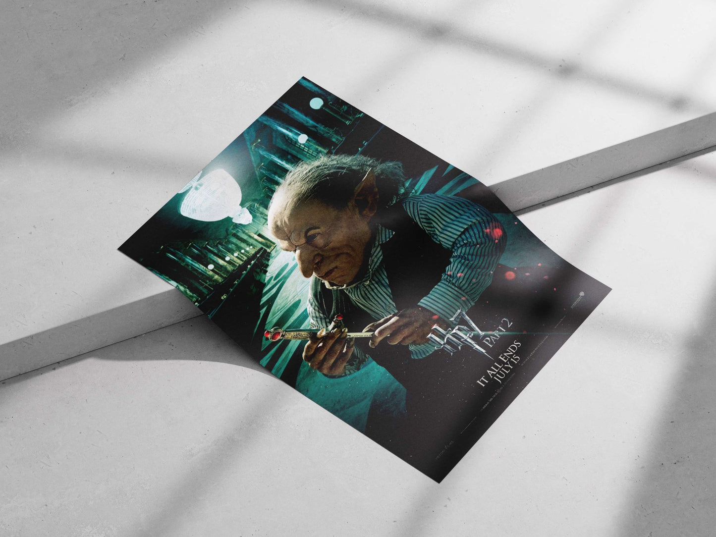 Albus Dumbledore from the Harry Potter franchise Main Subject: Albus Dumbledore from the Harry Potter franchise Matte poster