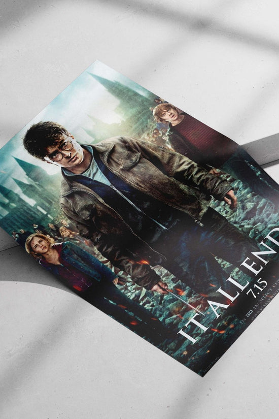 Harry Potter franchise Main Subject: Harry Potter franchise Matte poster print — Superhero wall art India | PosterBoizz
