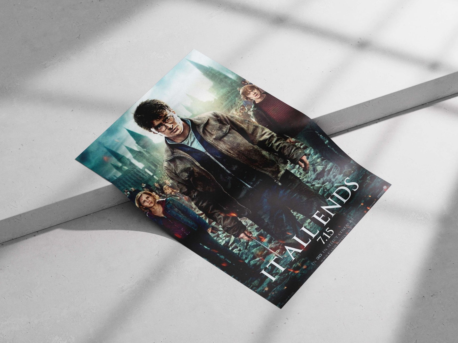 Harry Potter franchise Main Subject: Harry Potter franchise Matte poster print — Superhero wall art India | PosterBoizz
