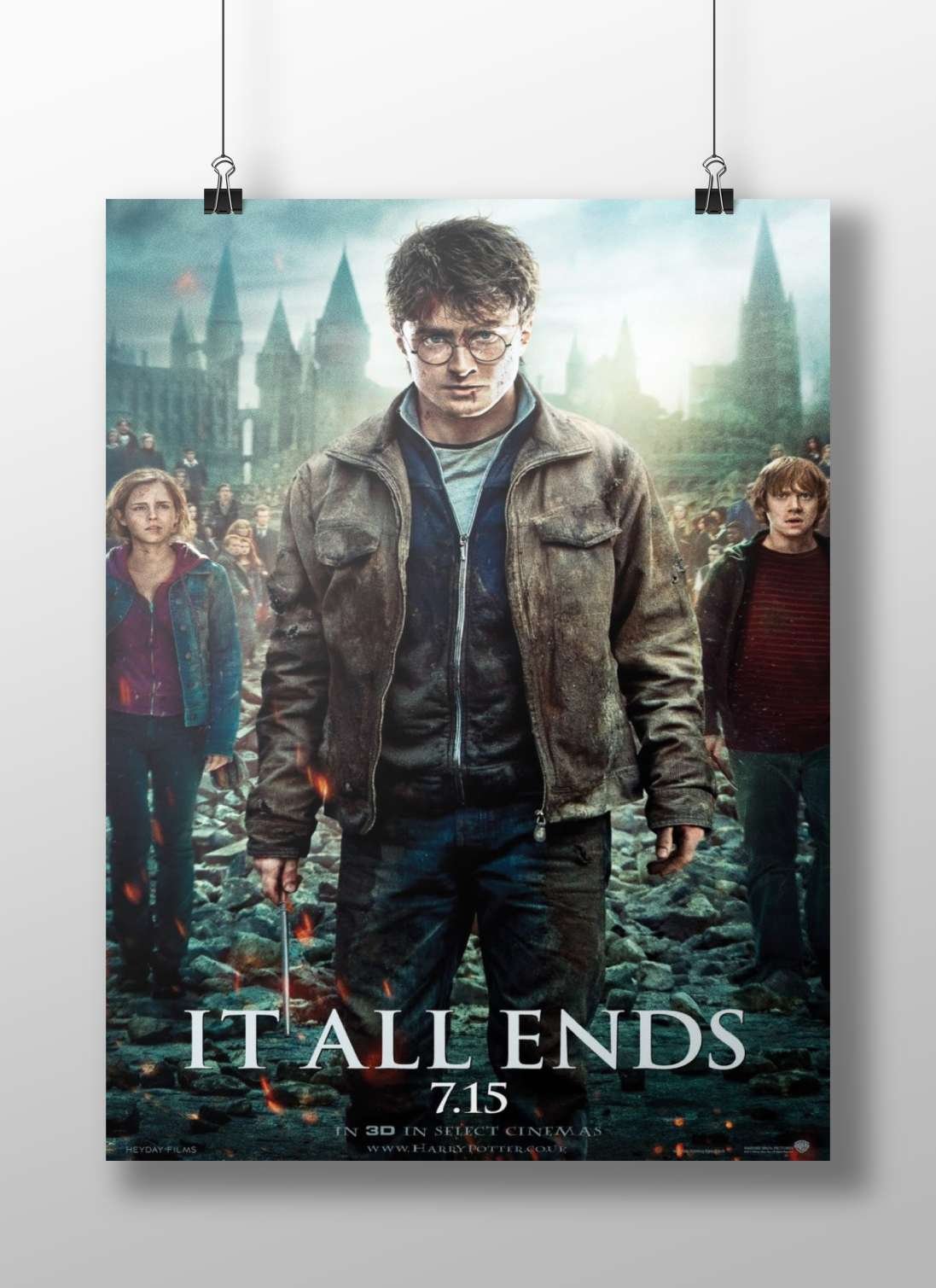 Harry Potter franchise Main Subject: Harry Potter franchise Matte BoizzBoard rigid print — Superhero wall art India |