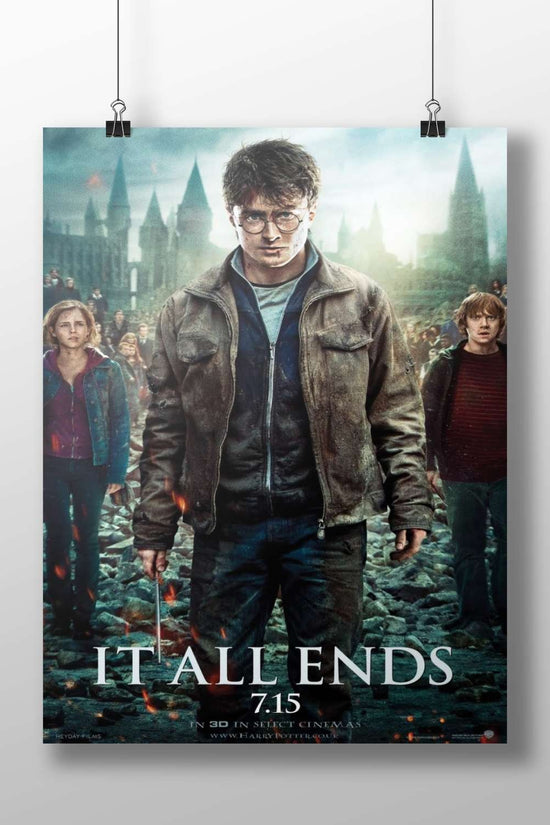Harry Potter franchise Main Subject: Harry Potter franchise Matte BoizzBoard rigid print — Superhero wall art India |