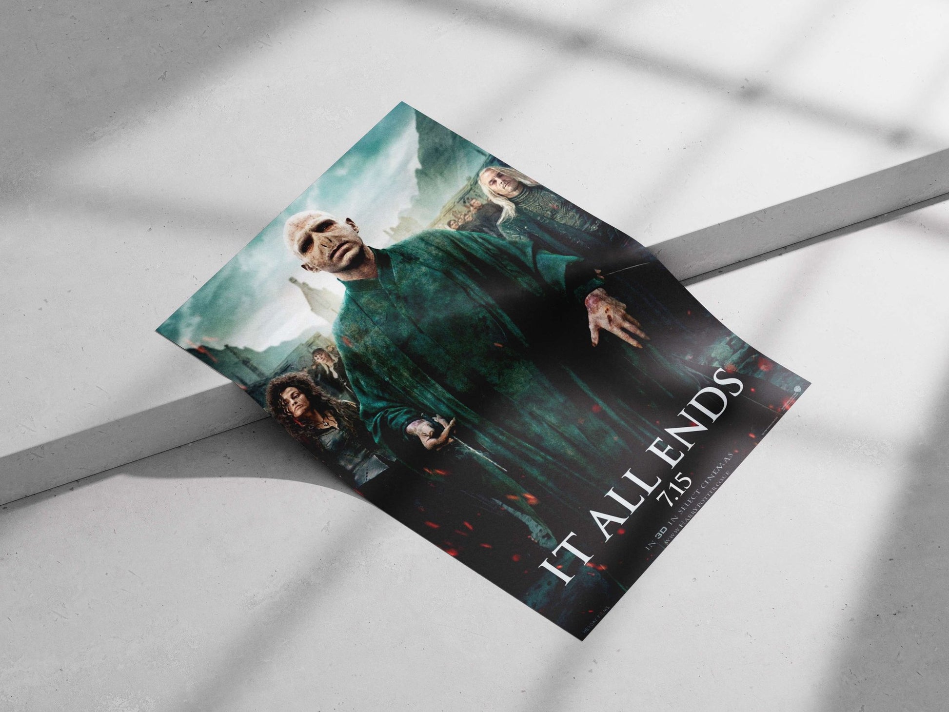 Lord Voldemort (Harry Potter franchise) Main Subject: Lord Voldemort (Harry Potter franchise) Matte poster print — Superhero