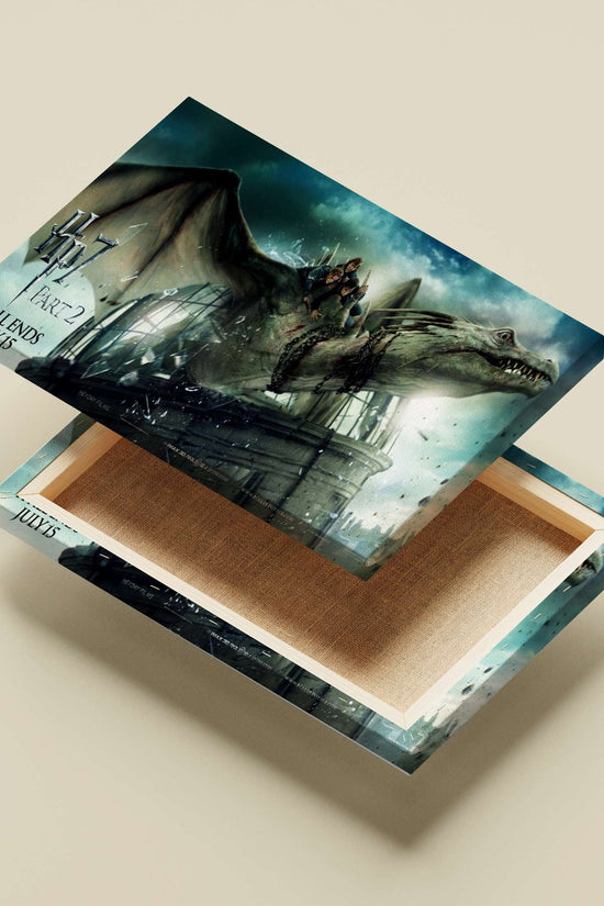 Hungarian Horntail dragon (Harry Potter franchise) Main Subject: Hungarian Horntail dragon (Harry Potter franchise) Canvas