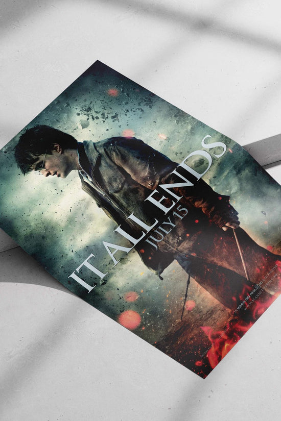 Harry Potter Main Subject: Harry Potter Matte poster print — Hollywood wall art India | PosterBoizz