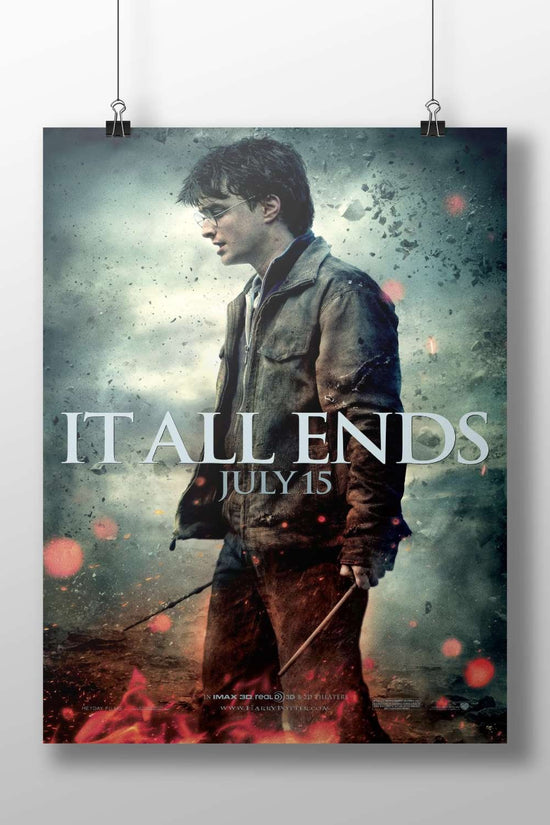 Harry Potter Main Subject: Harry Potter Matte BoizzBoard rigid print — Hollywood wall art India | PosterBoizz