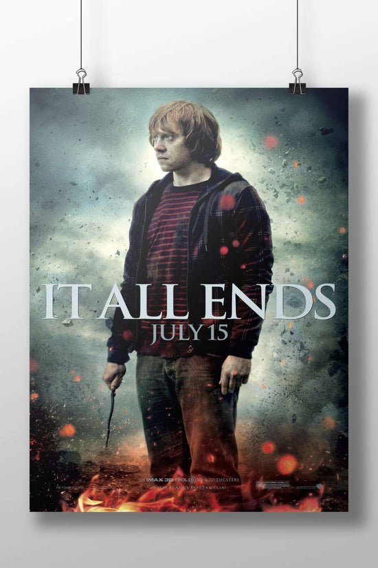 Bill Denbrough from the "It" franchise Main Subject: Bill Denbrough from the "It" franchise Matte BoizzBoard rigid print —