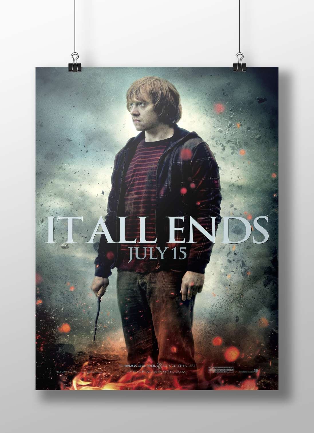 Bill Denbrough from the "It" franchise Main Subject: Bill Denbrough from the "It" franchise Matte BoizzBoard rigid print —
