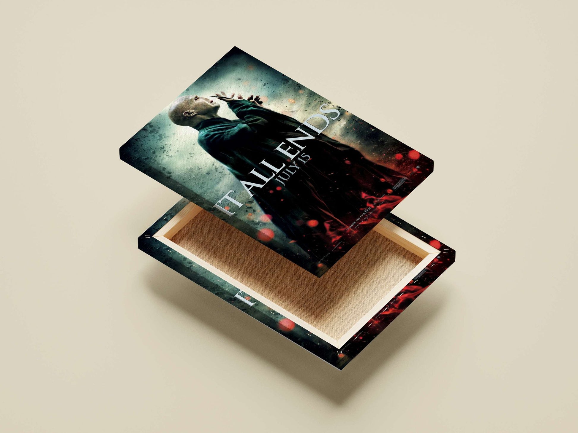 Lord Voldemort from the Harry Potter franchise Main Subject: Lord Voldemort from the Harry Potter franchise Canvas wall art