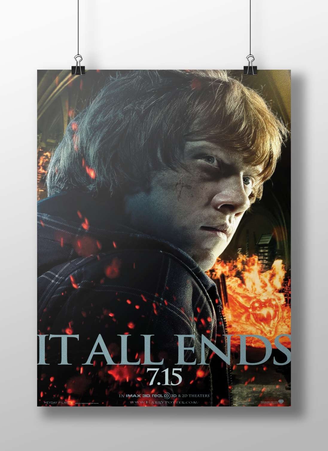 Ron Weasley from the Harry Potter franchise Main Subject: Ron Weasley from the Harry Potter franchise Matte BoizzBoard rigid