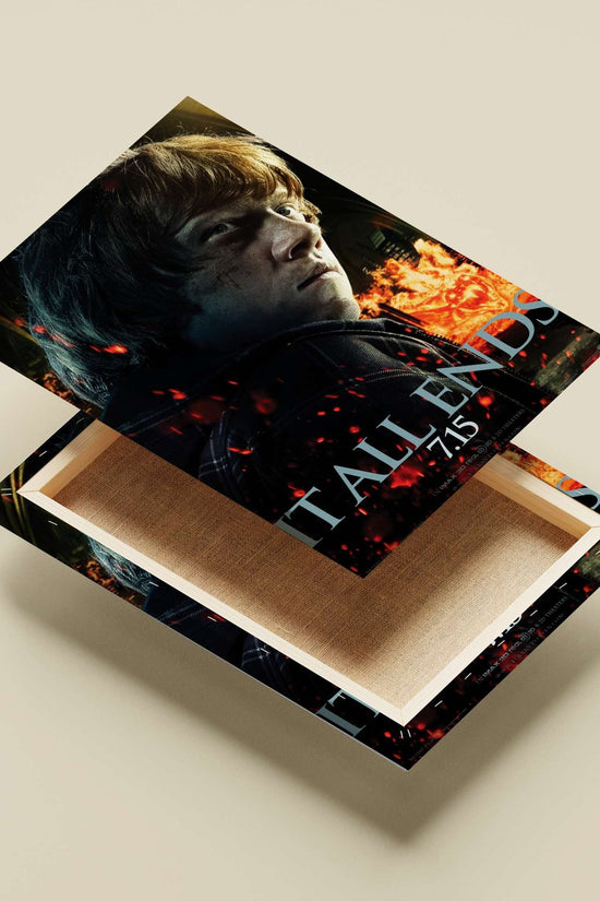 Ron Weasley from the Harry Potter franchise Main Subject: Ron Weasley from the Harry Potter franchise Canvas wall art —