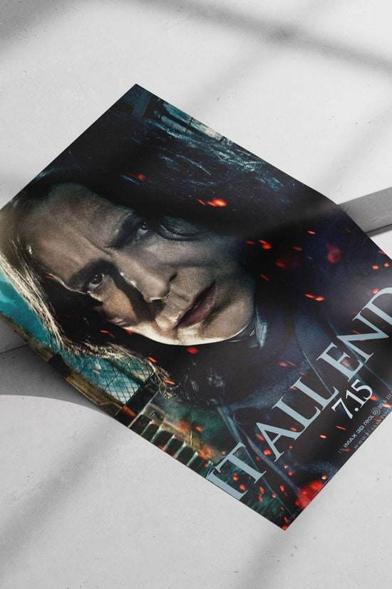 Severus Snape from the Harry Potter franchise Main Subject: Severus Snape from the Harry Potter franchise Matte poster print