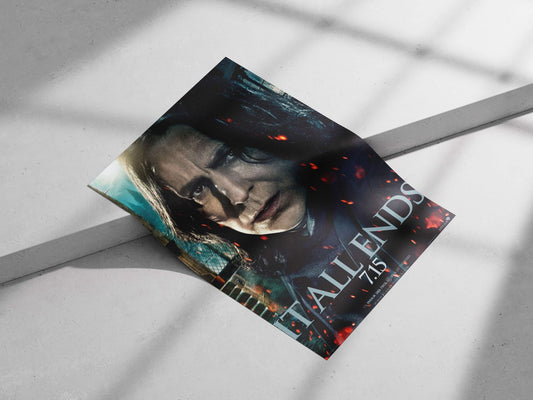 Severus Snape from the Harry Potter franchise Main Subject: Severus Snape from the Harry Potter franchise Matte poster print