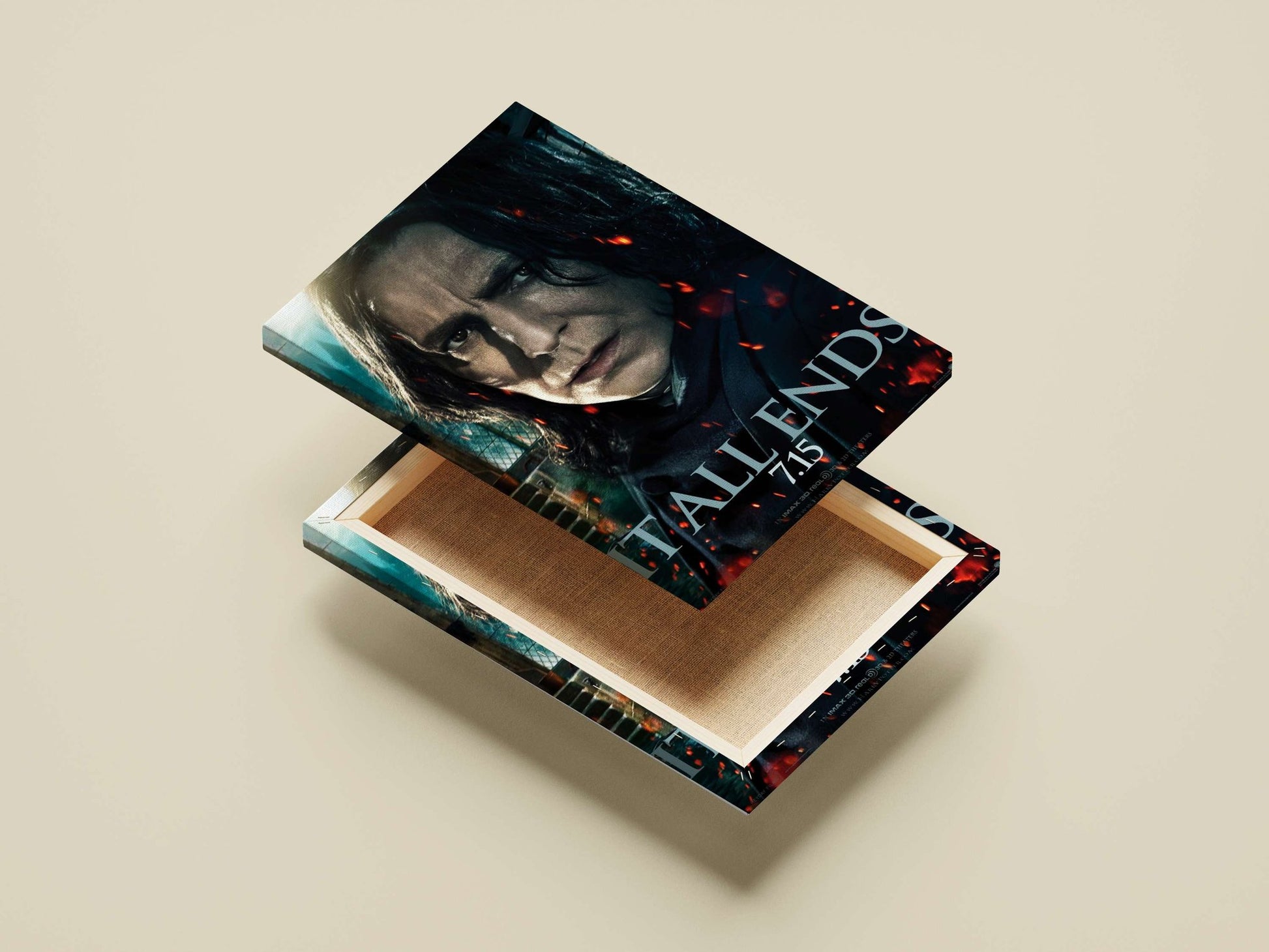 Severus Snape from the Harry Potter franchise Main Subject: Severus Snape from the Harry Potter franchise Canvas wall art —