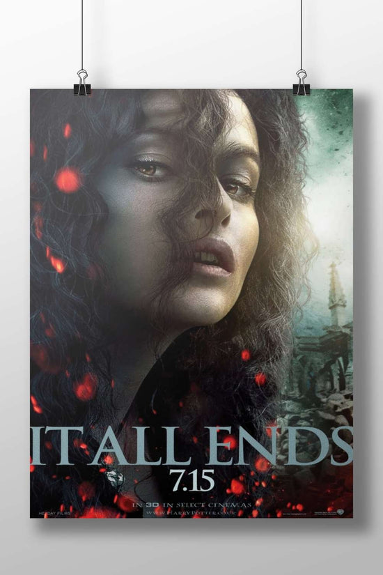 Bellatrix Lestrange from the Harry Potter franchise Main Subject: Bellatrix Lestrange from the Harry Potter franchise Matte