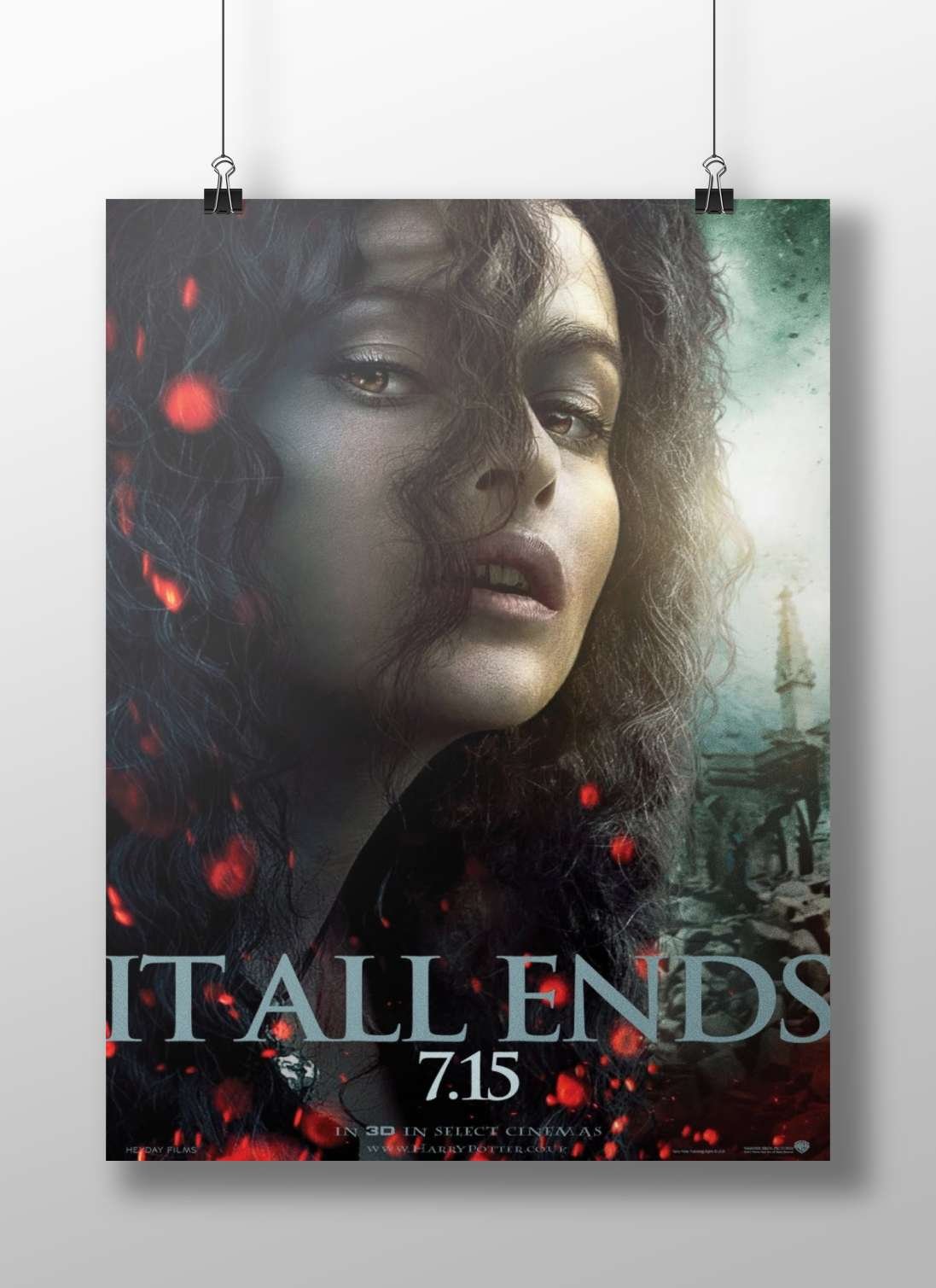 Bellatrix Lestrange from the Harry Potter franchise Main Subject: Bellatrix Lestrange from the Harry Potter franchise Matte