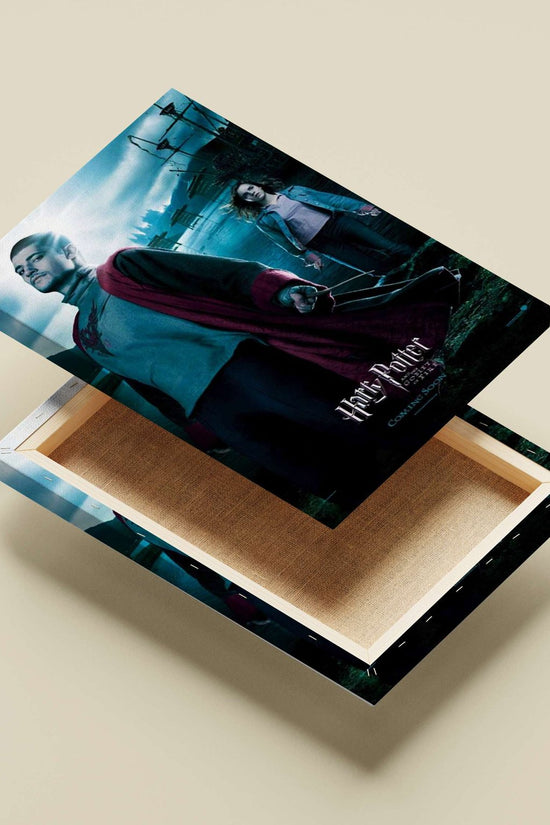 Harry Potter franchise (specifically "Harry Potter and the Goblet of Fire" as indicated by the text on the poster) Main