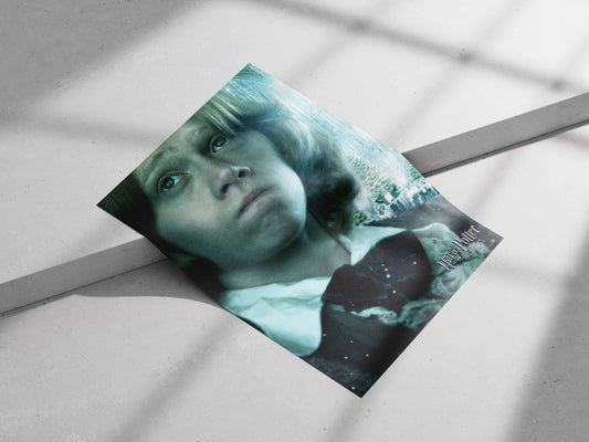 Hermione Granger from Harry Potter franchise Main Subject: Hermione Granger from Harry Potter franchise Matte poster print —