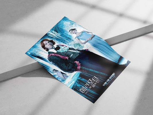 Fred Weasley from the Harry Potter franchise. Main Subject: Fred Weasley from the Harry Potter franchise. Matte poster print