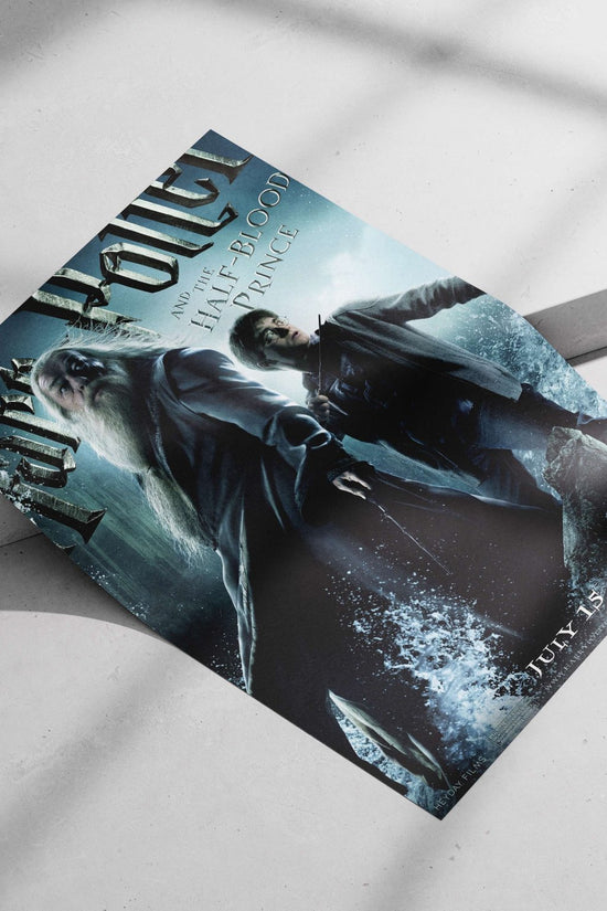 Harry Potter and Albus Dumbledore from the Harry Potter franchise. Main Subject: Harry Potter and Albus Dumbledore from the
