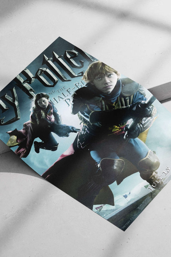 Harry Potter and Hermione Granger from the Harry Potter franchise. Main Subject: Harry Potter and Hermione Granger from the