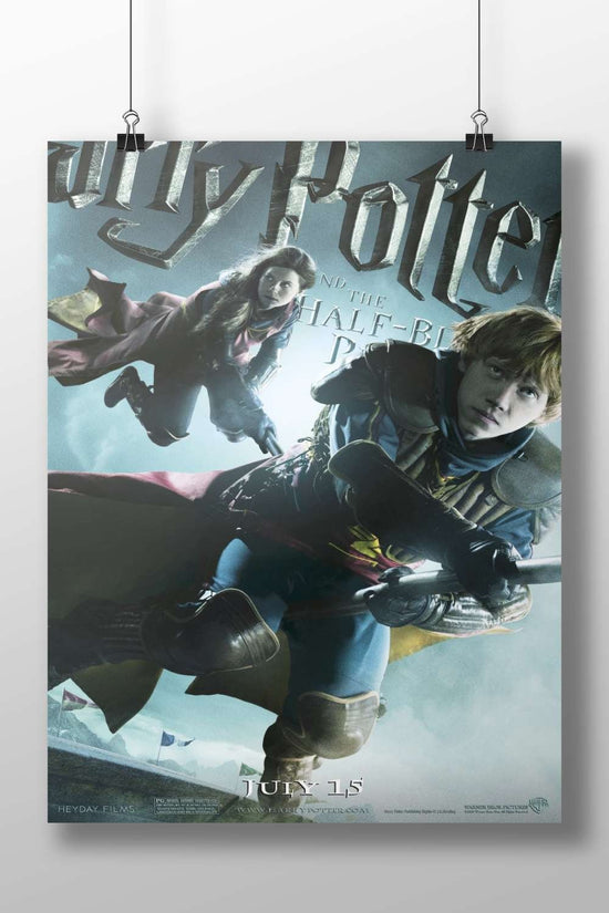 Harry Potter and Hermione Granger from the Harry Potter franchise. Main Subject: Harry Potter and Hermione Granger from the