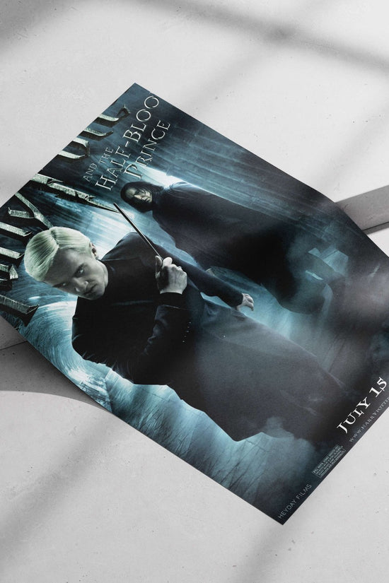 The promotional poster for "Harry Potter and the Half-Blood Prince" (film in the Harry Potter franchise) Main Subject: The