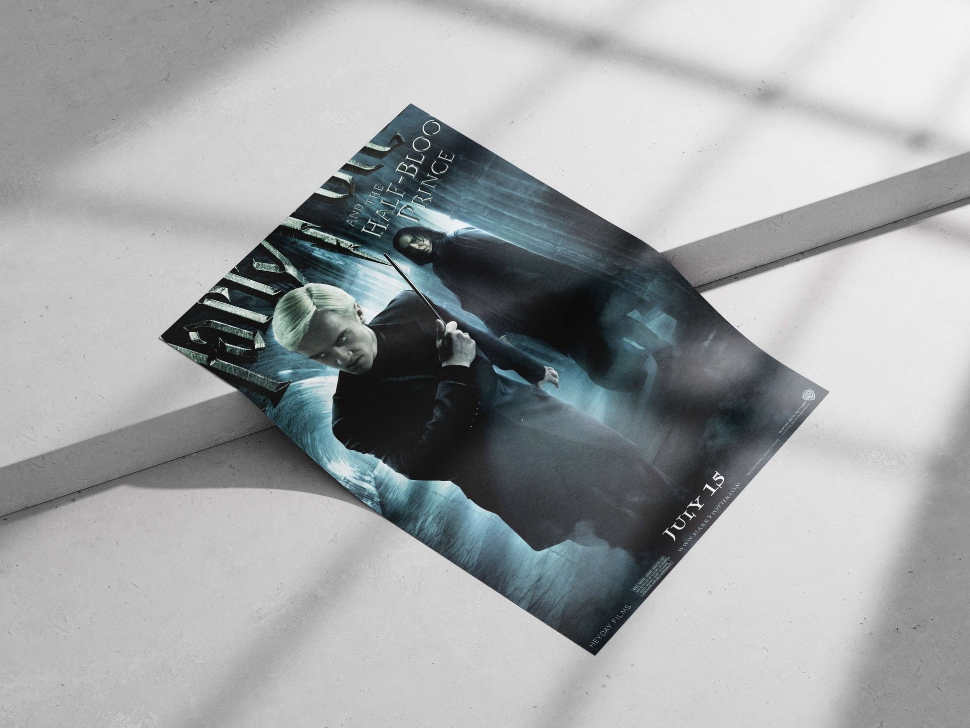 The promotional poster for "Harry Potter and the Half-Blood Prince" (film in the Harry Potter franchise) Main Subject: The