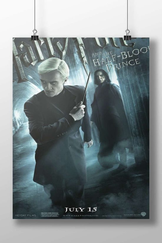 The promotional poster for "Harry Potter and the Half-Blood Prince" (film in the Harry Potter franchise) Main Subject: The