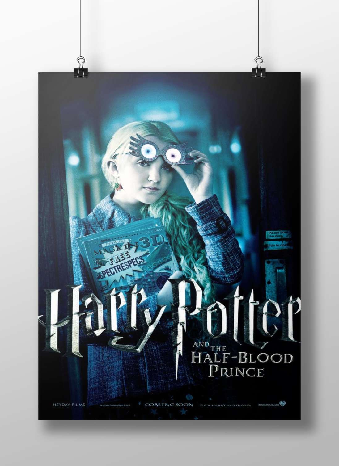 Luna Lovegood (Harry Potter franchise) Main Subject: Luna Lovegood (Harry Potter franchise) Matte BoizzBoard rigid print —