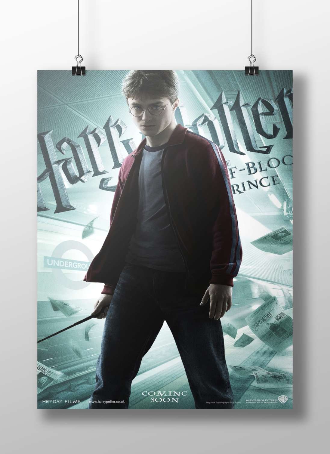 Harry Potter (Harry Potter franchise) Main Subject: Harry Potter (Harry Potter franchise) Matte BoizzBoard rigid print —
