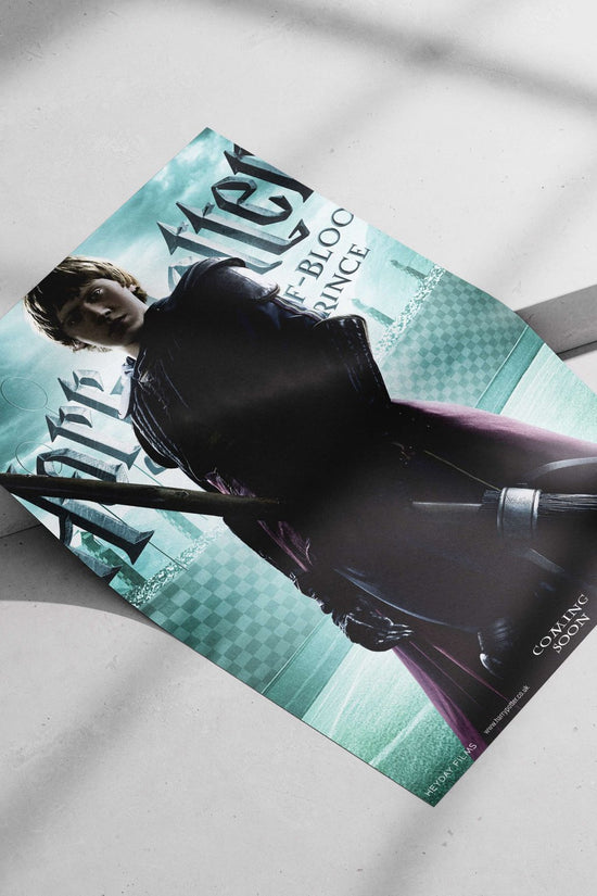 Ronald Weasley from the Harry Potter franchise Main Subject: Ronald Weasley from the Harry Potter franchise Matte poster