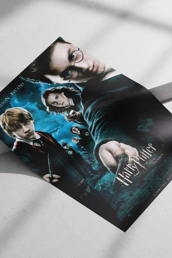 Harry Potter and the Order of the Phoenix Main Subject: Harry Potter and the Order of the Phoenix Matte poster print — Art