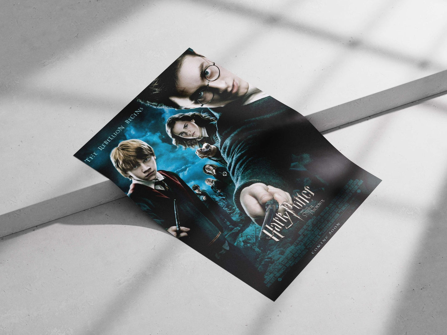 Harry Potter and the Order of the Phoenix Main Subject: Harry Potter and the Order of the Phoenix Matte poster print — Art